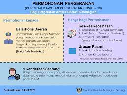 Prosedur operasi standard (sop) pkp tetap sama dan mesti dipatuhi orang ramai jika hendak keluar iaitu antaranya. Permohonan Pergerakan Antara Daerah Dan Bahagian Semasa Pkp Dibuat Di Balai Polis Sarawakvoice Com