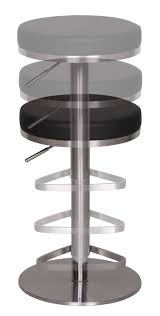 Barstuhl braun drehbar höhenverstellbar prakto. Finebuy Barhocker Edelstahl Hohenverstellbare Sitzhohe 57 82 Cm Barstuhl Modern 360 Drehbar Tresenhocker