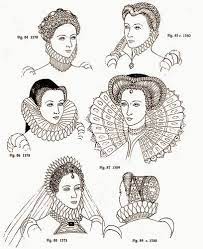 Elizabethan Hair Styles For The Court Were Led By Queen Elizabeth Upper Class Fashion Which Included Elizabethan Fashion Elizabethan Costume Elizabethan Era