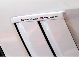 Add grand sport flair to your c6 corvette with our corvette grand sport style fender stripes. C6 Corvette Grand Sport Painted Fender Badges Rpidesigns Com