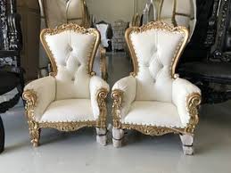 Free Nationwide Delivery Kids Throne Chairs King Queen Princess Royal Baroque Wedding Event Party Photography Event Party Throne Chair King Chair Queen Chair