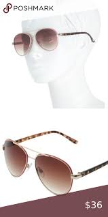 O By Oscar De La Renta Duo Tone Aviator Sunglasses O By Oscar De La Renta Plastic Metal Gold Coral Combo Sunglass In 2020 Aviator Sunglasses Oscar De La Renta Duo Tone