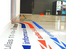 Using Floor And Ceiling Wayfinding Signage Wayfinding Design Signage