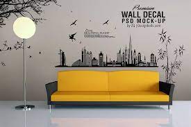Download Download This Free Wall Decal Mockup In Psd Designhooks