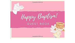 Unique baby gifts for a shower or just because. Happy Baptism Guest Book Perfect Holy Communion Or Baby Dedication Gift For Family Celebrating This Special Day Christening Baby Shower Sign In Or Just New Baby Church Baptism Special Day Divindoo