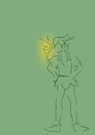 Sparkling Little Kiss By Gaydarbros On Deviantart Peter Pan Disney Disney Art Peter Pan And Tinkerbell