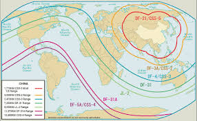 Een chinese raket staat op het punt van neerstorten. Dongfeng Missile Wikipedia