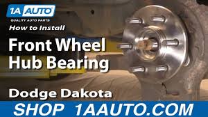 how to replace wheel bearing hub assembly 98 03 dodge durango