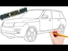 5 Dakikada Basit Araba Cizimi Jip Cizimi Kolay Araba Cizme How To Draw Range Rover Youtube Araba Araba Sanati Range Rover