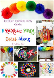 There are many great alternatives such as rusty metal or painted metal mailboxes to play with! The Ultimate Guide To Throwing A Rainbow Party Rainbow Ideas Food Decor Games More Must Have Mom