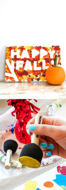One way that even young children can begin canvas painting at an early age is marble painting. Fall Canvas Painting Easy Diy Home Decor On Canvas