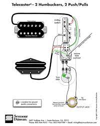 Tele Wiring Diagram 2 Humbuckers 2 Push Pulls Guitar Building Telecaster Guitar Diy