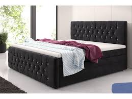 Find many great new & used options and get the best deals for nachttisch boxspringbett nachtschrank kommode konsole beistell 2/3 schubladen de at the best online prices at ebay! Boxspringbett Mit Chesterfield Polsterung Mit Kristall Optik Mit 2 Bettkasten Und Farbauswahl