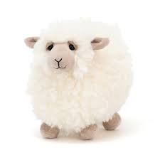 Jellycat knuffel schaap bashful lamb. Jellycat Rolbie Sheep Small Knuffel Schaap Jellycat Gras Onder Je Voeten