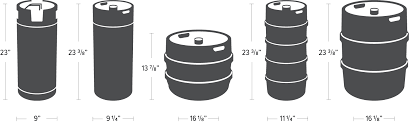 guide to keg sizes and dimensions how many beers in a keg