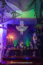Maleficent Party Decor Ideas Entertaining Diva From House To Home Maleficent Party Halloween Themed Birthday Party Halloween Party Themes