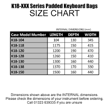 stagg music k18 118 118cm padded keyboard bag