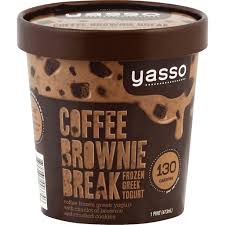 You may have heard that greek yogurt has a big. Yasso Frozen Yogurt Greek Coffee Brownie Break Ice Cream Chief Markets