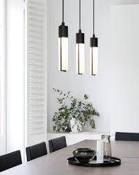 The Beacon Lighting Vogue 3 Light Gu10 Bar Pendant In Black And Opal Glass Beacon Lighting Ceiling Pendant Lights Pendant Lighting