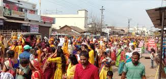कहार भोई समाज की कुलदेवी माँ कन्हाई परमेश्वरी जयंती पर भव्य कलश यात्रा व  पूजा अर्चना का आयोजन