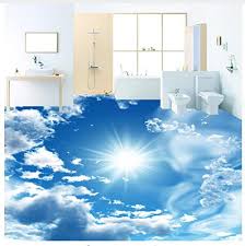 Maybe you would like to learn more about one of these? 3d Wallpaper Floor Pvc Mural Custom Mural Wallpaper Modern Blue Sky Sunshine Floor Tiles Sticker Bathroom Pvc Waterproof Flooring Wallpaper 3d 120x80cm Ayzr Buy Online In China At China Desertcart Com Productid 95351146