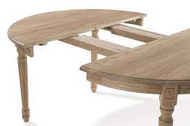D'inspiration nordique, cette table basse en bois de mindy a la teinte naturelle apporte de la légèreté à votre salon. Table Ronde Extensible Bois Chene Clair 120 200 Medicis Tables A Manger Pier Import