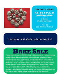 Sandy's take & bake pizza is known for being an outstanding pizza restaurant. Williamsburg Greenpoint Bake Sale For Sandy Tuesday Nov 6 Parents Need To Eat Too