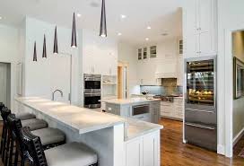 While in other condition, some people prefer to apply 2 tiers for kitchen in their house. 30 Kitchens With Two Tier Islands Nice Feature Home Stratosphere