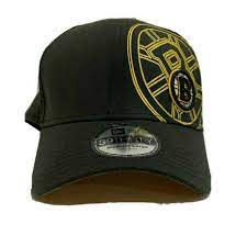 Boston Bruins Nhl Black Cap Hat New Era 39 Thirty Stretch Fit Medium Large Nwt Ebay In 2021 Black Cap Caps Hats New Era