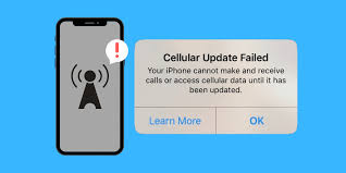 How To Fix The Cellular Update Failed Error Easily Cellular Network Cellular Mobile Data