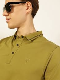 Thomas Scott Olive Cotton Regular Fit Casual Shirt