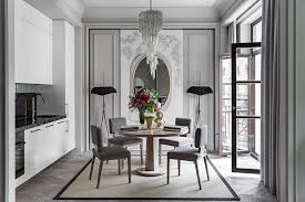 Sophisticated Interiors By Marina Filippova Foto Idei Dizajn Elegant Home Decor Retro Dining Rooms Modern Dining Room