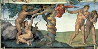 This gallery is currently limited to the frescos and does not cover previous paintings on the ceiling before, or the architecture of the ceiling. Michelangelo Sistine Chapel Ceiling 1508 12 Fall Man 1510 Art Print