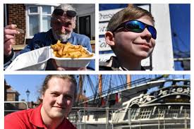 Hartlepool people soak up the sun