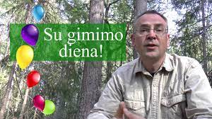 Lithuanian Lesson 107 Birthday Gimtadienis Youtube