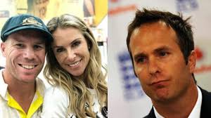Former england captain michael vaughan has denied promoting 'personal abuse' against australian players during the third test against south africa vaughan was involved in a war of words with david warner's wife candice on twitter after making light of the australian team wants to lodge an official. Michael Vaughan David Warner S Wife Candice Involved In Ugly Twitter Spat