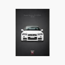 Nissan skyline r34 hd wallpapers, desktop and phone wallpapers. Nissan Skyline R34 Gifts Merchandise Redbubble