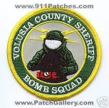 Florida Volusia County Sheriff Bomb Squad Florida Patchgallery Com Online Virtual Patch Collection By 911patches Com Fir Police Patches Police Patches
