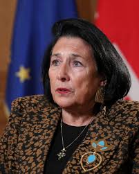 Georgia's president says she talked with Trump, Macron about 'stolen  election'