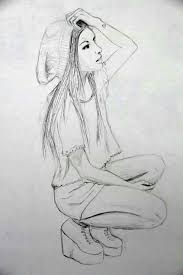 Poze de colorat cu unicorni. 10 000 De Poze Teenage Drawings Hipster Girl Drawing Pencil Drawings Tumblr