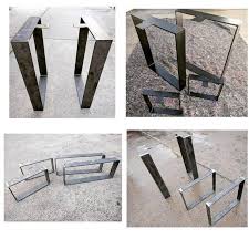 Square steel dining table legs. Hoop Box Square Metal Table Legs Raw Industrial Look Or Powdercoated Made To Order Metal Table Legs Coffee Hall Bar Dining Table Square Metal Table Metal Table Legs Metal Table