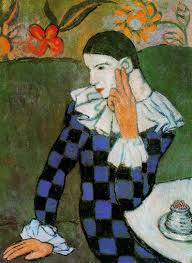 Seated Harlequin