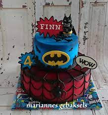 Gebaksels On Twitter Superhero Superhelden Spiderman Batman Verjaardagstaart Taart Cake Gebaksels Mariannesgebaksels Friesland