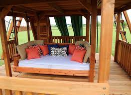 Choose the material and the color to fit with the rest of your outdoor. Outdoor Day Bed Swing Backyard Fun Factory