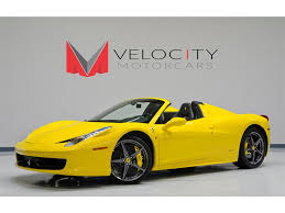 5 6 it was succeeded by the 488 gtb (gran turismo berlinetta), which was unveiled at the 2015 geneva motor show. 2013 Ferrari 458 Spider For Sale In Nashville Tn Stock F191603p