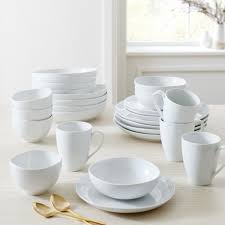 Maybe you would like to learn more about one of these? Organic Shaped White Porcelain Dinnerware Set Set Of 16