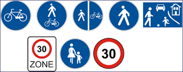Gegenverkehr ich muss mit gegenverkehr rechnen. Projekt Stadtplan Verkehrszeichen Zum Selbst Basteln