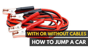 Before attempting to jump start car make sure to read the owner's manual. How To Jump Start A Car With Or Without Cables