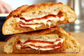Image result for cheese pizza sandwich