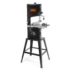 wen 3962 10 inch two speed band saw with stand and worklight